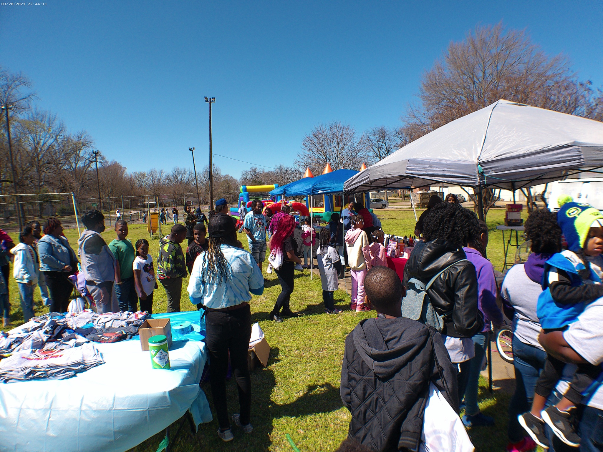 Participants at the 'A Day At The Park' Event